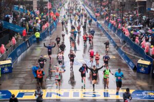 Boston Marathon Running
