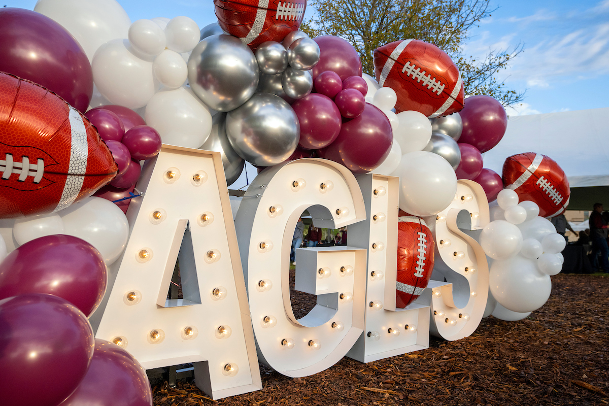 A display of large letters that spell "AGLS"